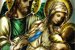 Art glass stained glass window -Art glass Ireland new design traditional church glass