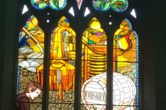 Dublin stained glass, traditonal an new deisgn of church decourative stained glass