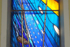 Stained glass art glass ireland titanic stained glass window memorial stained glass
