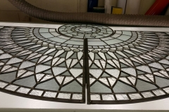 Stained glass artglass ireland glass leaded light lead dome