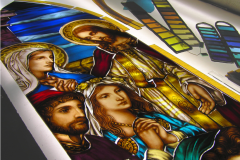 traditional irish decourative hand made stained glass new designes and traditonal irish glass Belfast Northern Ireland