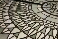 traditional stained glass leaded light dome by stained glass studio art glass ireland derry city