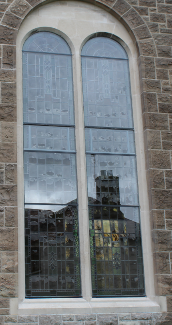 New Storm glazing system in ireland heritage glass protection storm glazing Aluminium powder coated modern glass protection system