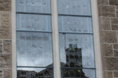 New Storm glazing system in ireland heritage glass protection storm glazing Aluminium powder coated modern glass protection system